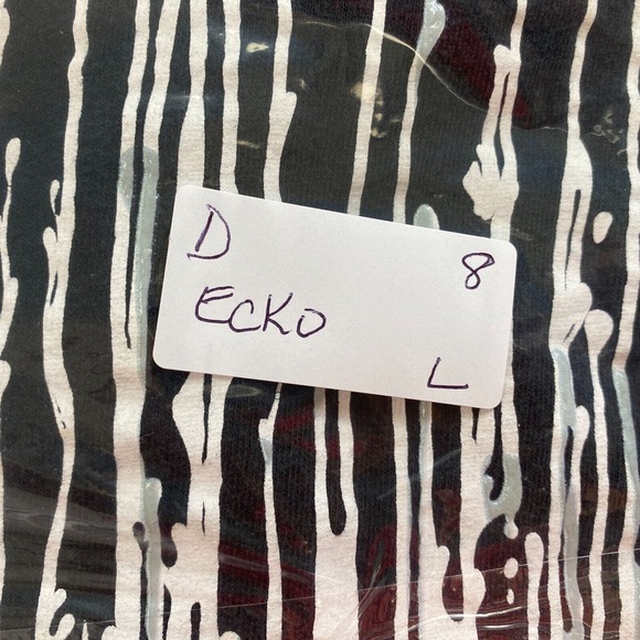 Ecko Unltd T Shirt Mens Large Rhino Puff Print Drip Y2K Streetwear Hip Hop Black - Picture 11 of 11